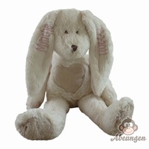 bamse-med-navn-og-foedselsdato-kanin-hvid