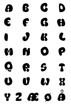 wallstickers-boernevaerelset-alfabet